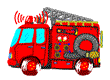 イラスト・消防車
